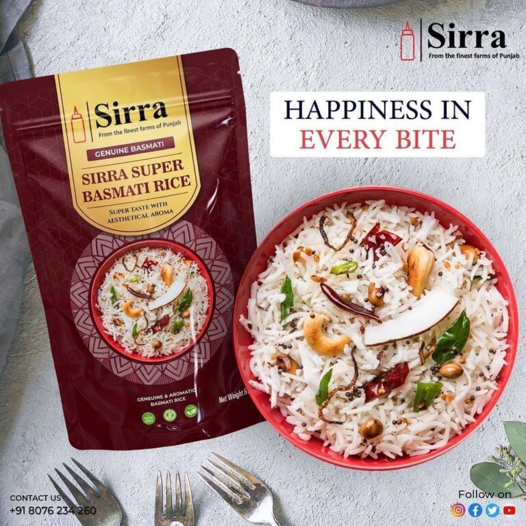 Best Basmati Rice Exporters In India | Sirra Foods