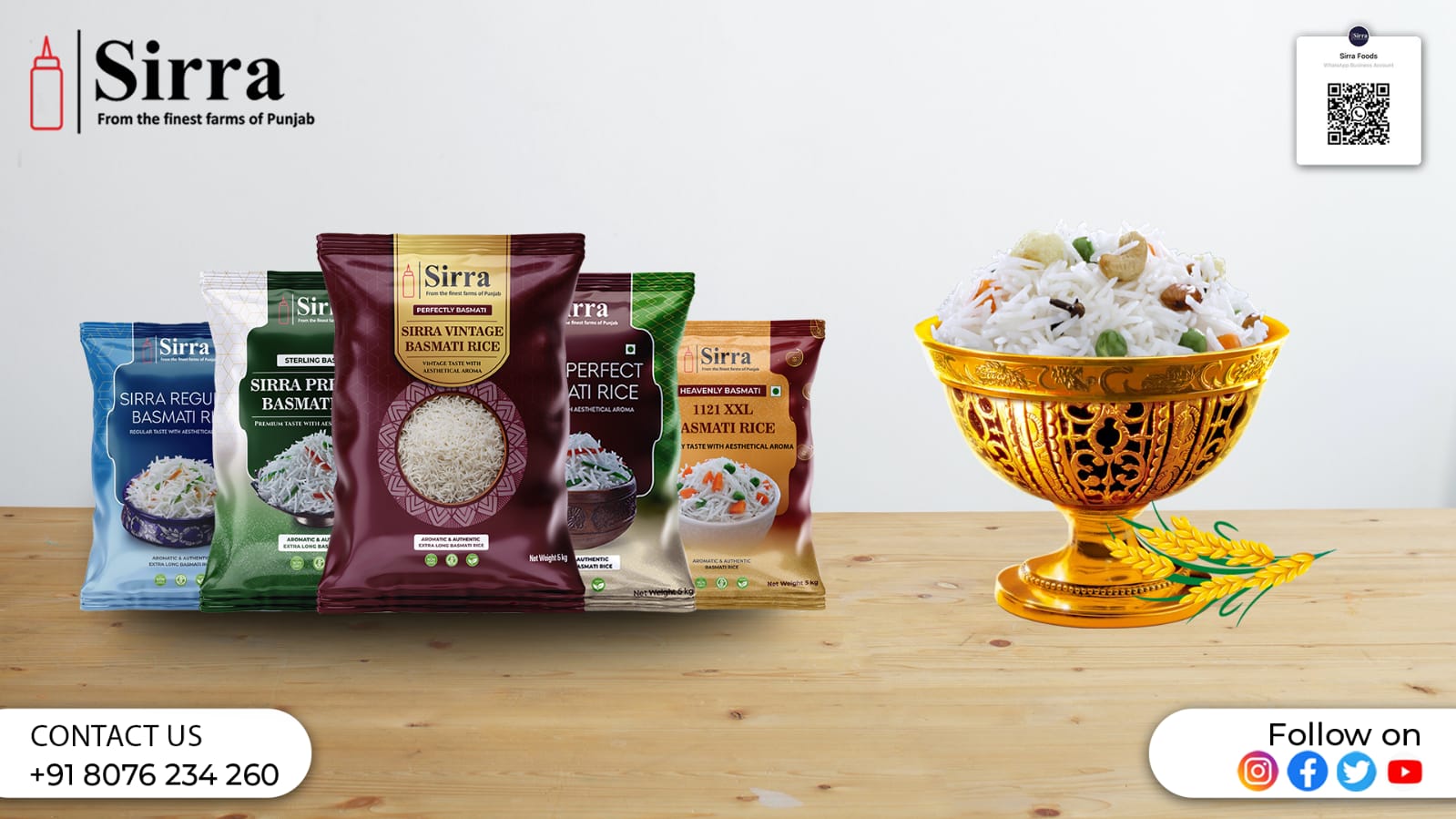 Best Basmati Rice Exporters In India | Sirra Foods